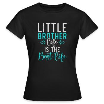 Cadeaux Petit Frère - T-shirt Femme - noir - Devant - AI Model Female 172 dark (172cm)