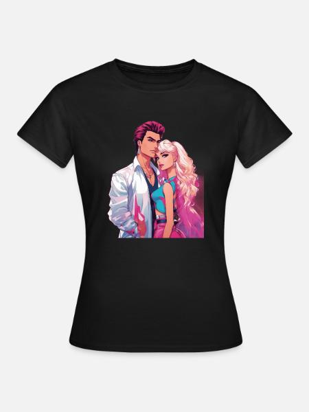 Tenues des années 80 - T-shirt Femme - noir