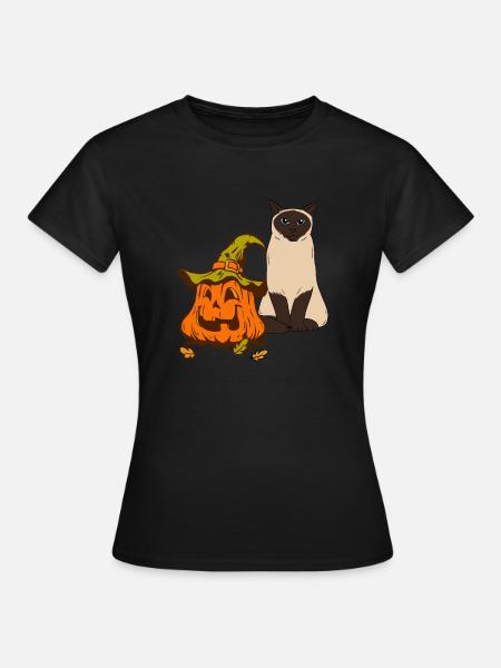 Siamkatze - Frauen T-Shirt - Schwarz