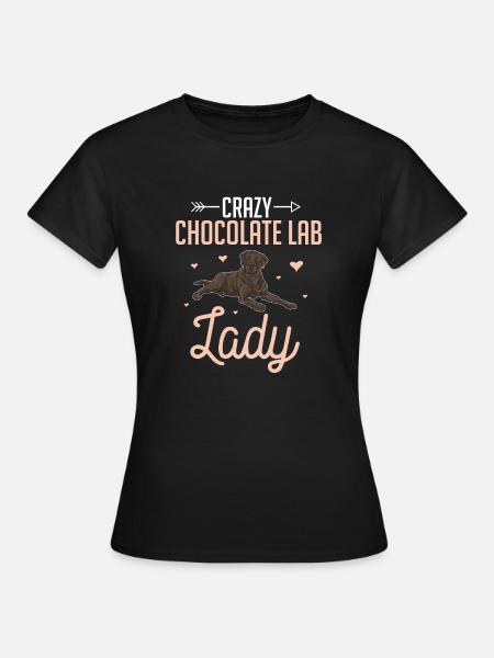 Chocolate Labrador Retriever Hund - Frauen T-Shirt - Schwarz