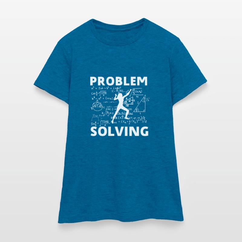 Girl Fun Math Problem Solving Activities Women's T-Shirt
