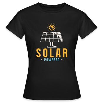 Panneau solaire Énergie solaire Énergie solaire - T-shirt Femme - noir - Devant - AI Model Female 172 dark (172cm)