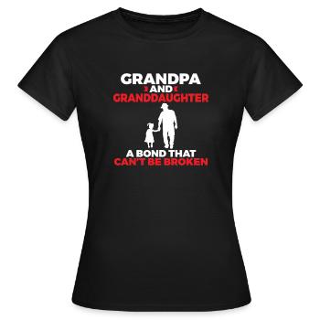 Grandpa Gifts - Frauen T-Shirt - Schwarz - Vorne - AI Model Female 172 dark (172cm)