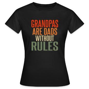 Grandpa Gifts - Frauen T-Shirt - Schwarz - Vorne - AI Model Female 172 dark (172cm)
