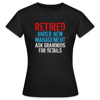 Grandpa Gifts - Frauen T-Shirt - Schwarz - Vorne - AI Model Female 172 dark (172cm)