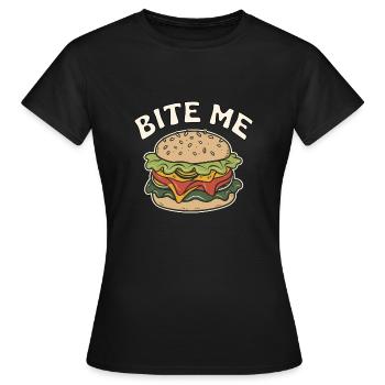 BURGER ME - T-shirt Femme - noir - Devant - AI Model Female 172 dark (172cm)