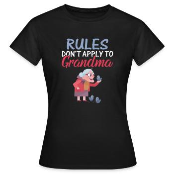 Grandma Gifts - Frauen T-Shirt - Schwarz - Vorne - AI Model Female 172 dark (172cm)