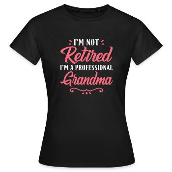 Grandma Gifts - Frauen T-Shirt - Schwarz - Vorne - AI Model Female 172 dark (172cm)