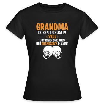 Grandma Gifts - Frauen T-Shirt - Schwarz - Vorne - AI Model Female 172 dark (172cm)