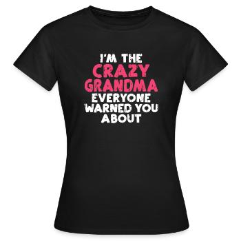 Grandma Gifts - Frauen T-Shirt - Schwarz - Vorne - AI Model Female 172 dark (172cm)