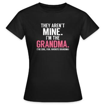 Grandma Gifts - Frauen T-Shirt - Schwarz - Vorne - AI Model Female 172 dark (172cm)