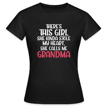 Grandma Gifts - Frauen T-Shirt - Schwarz - Vorne - AI Model Female 172 dark (172cm)