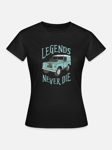 Landy - Série2 - les légendes ne meurent jamais - T-shirt Femme - noir