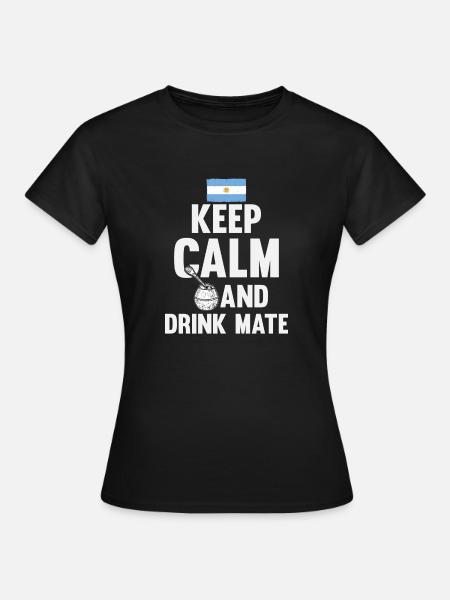 Lustiger argentinischer Spruch drucken - Frauen T-Shirt - Schwarz