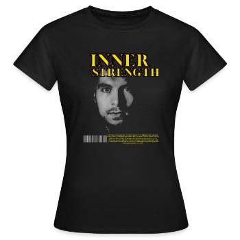 Force intérieure - T-shirt Femme - noir - Devant - AI Model Female 172 dark (172cm)