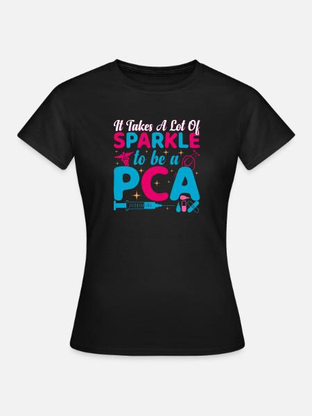 Great It Takes A Lot Sparkle To Be A PCA Vintage - Women's T-Shirt - black