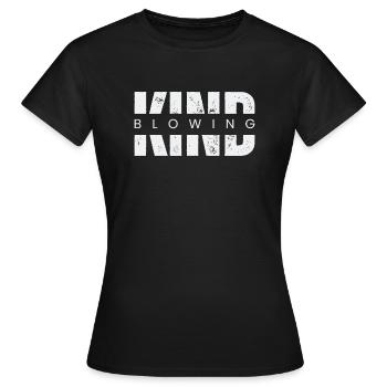 Jeu de mots positif - T-shirt Femme - noir - Devant - AI Model Female 172 dark (172cm)