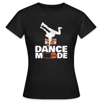 Tanzen Streetdance Breakdance - Frauen T-Shirt - Schwarz - Vorne - AI Model Female 172 dark (172cm)