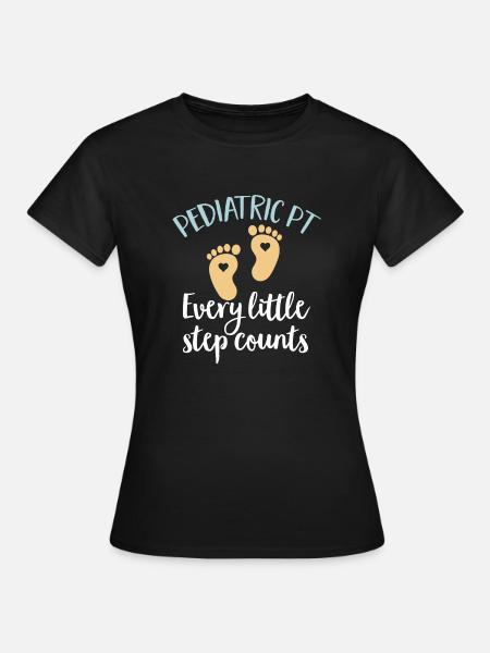 Fysioterapia Lasten fysioterapeutti - Naisten t-paita - musta
