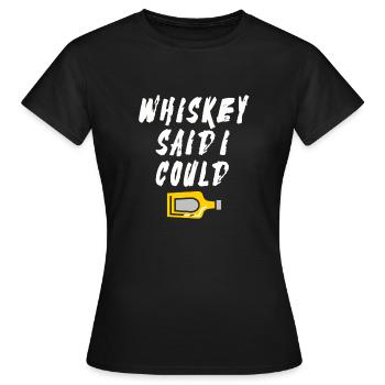 lustige Ausrede - Frauen T-Shirt - Schwarz - Vorne - AI Model Female 172 dark (172cm)