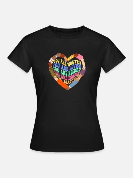 Depression und bipolares Bewusstsein: - Frauen T-Shirt - Schwarz