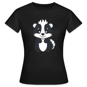 Skunk - Women's T-Shirt - black - Front - AI Model Female 172 dark (172cm)