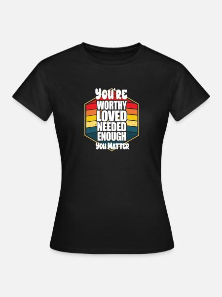Depression und bipolares Bewusstsein: - Frauen T-Shirt - Schwarz