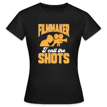 Video Editor Filmemacher Videofilmer - Frauen T-Shirt - Schwarz - Vorne - AI Model Female 172 dark (172cm)