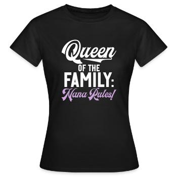 Nana Gifts - Women's T-Shirt - black - Front - AI Model Female 172 dark (172cm)