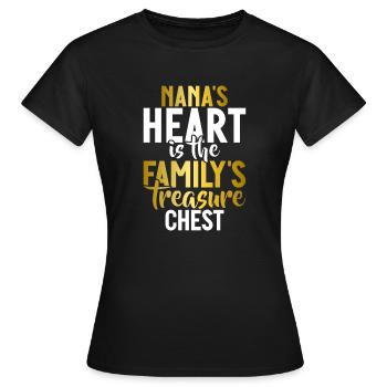 Nana Gifts - Women's T-Shirt - black - Front - AI Model Female 172 dark (172cm)