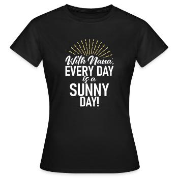 Nana Gifts - Women's T-Shirt - black - Front - AI Model Female 172 dark (172cm)