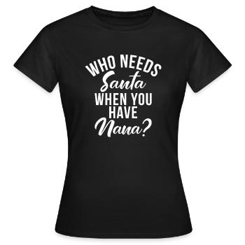 Nana Gifts - Women's T-Shirt - black - Front - AI Model Female 172 dark (172cm)