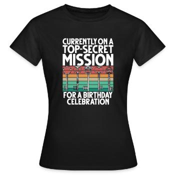 Salle d’évasion - T-shirt Femme - noir - Devant - AI Model Female 172 dark (172cm)