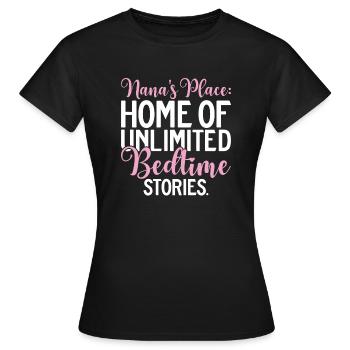 Nana Gifts - Women's T-Shirt - black - Front - AI Model Female 172 dark (172cm)
