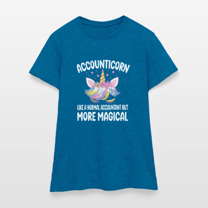 Comptabilité Comptable comme un comptable normal T-shirt Femme