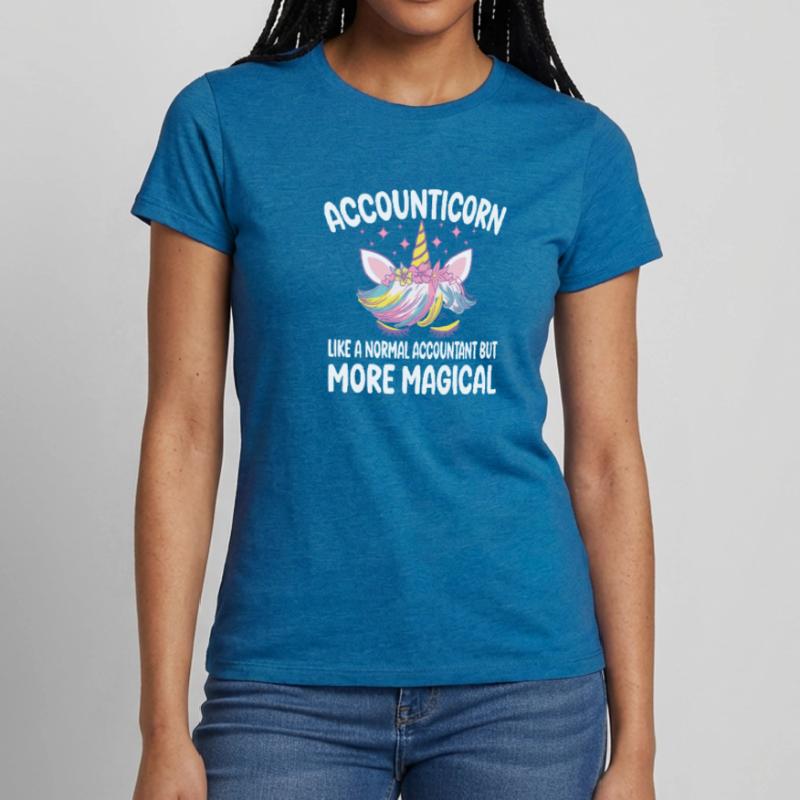 Comptabilité Comptable comme un comptable normal T-shirt Femme