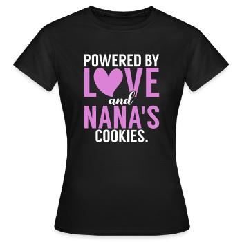 Cadeaux Nana - T-shirt Femme - noir - Devant - AI Model Female 172 dark (172cm)
