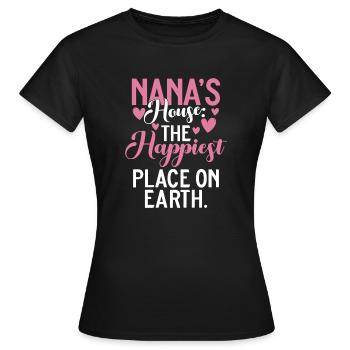 Nana Gifts - Women's T-Shirt - black - Front - AI Model Female 172 dark (172cm)