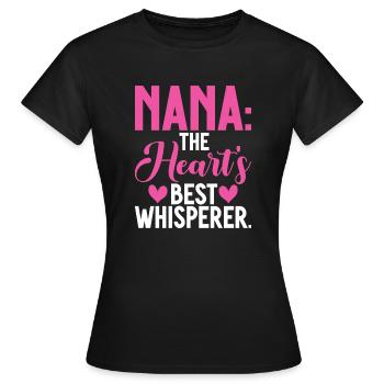 Cadeaux Nana - T-shirt Femme - noir - Devant - AI Model Female 172 dark (172cm)