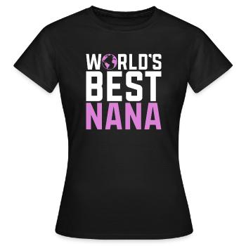 Cadeaux Nana - T-shirt Femme - noir - Devant - AI Model Female 172 dark (172cm)