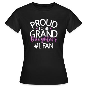 Granddaughter Gifts - Women's T-Shirt - black - Front - AI Model Female 172 dark (172cm)