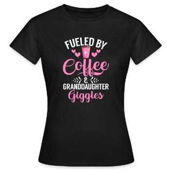 Granddaughter Gifts - Women's T-Shirt - black - Front - AI Model Female 172 dark (172cm)