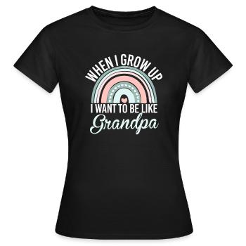 Granddaughter Gifts - Women's T-Shirt - black - Front - AI Model Female 172 dark (172cm)