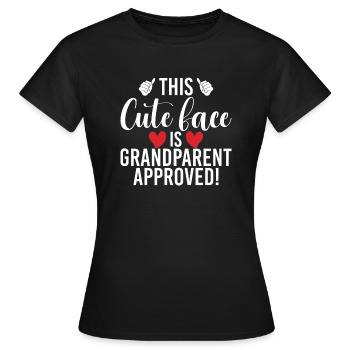 Granddaughter Gifts - Women's T-Shirt - black - Front - AI Model Female 172 dark (172cm)