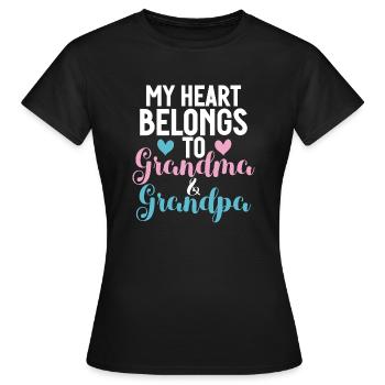 Granddaughter Gifts - Women's T-Shirt - black - Front - AI Model Female 172 dark (172cm)