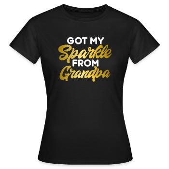 Granddaughter Gifts - Women's T-Shirt - black - Front - AI Model Female 172 dark (172cm)