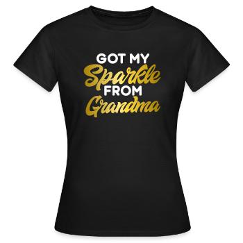 Granddaughter Gifts - Women's T-Shirt - black - Front - AI Model Female 172 dark (172cm)