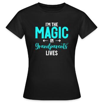 Granddaughter Gifts - Women's T-Shirt - black - Front - AI Model Female 172 dark (172cm)