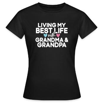 Granddaughter Gifts - Women's T-Shirt - black - Front - AI Model Female 172 dark (172cm)