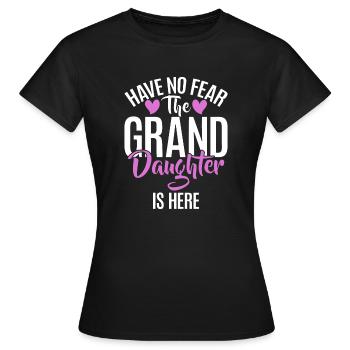 Granddaughter Gifts - Women's T-Shirt - black - Front - AI Model Female 172 dark (172cm)